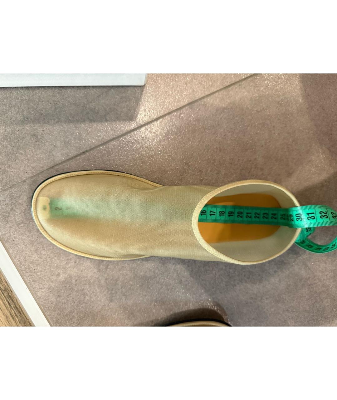 THE ROW Бежевые текстильные балетки, фото 4