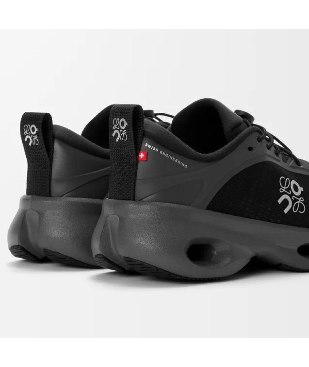 LOEWE Черные низкие кроссовки / кеды, фото 4