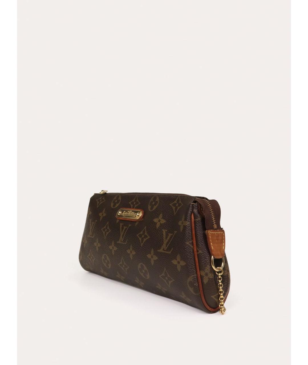 LOUIS VUITTON Коричневая кожаная сумка через плечо, фото 2