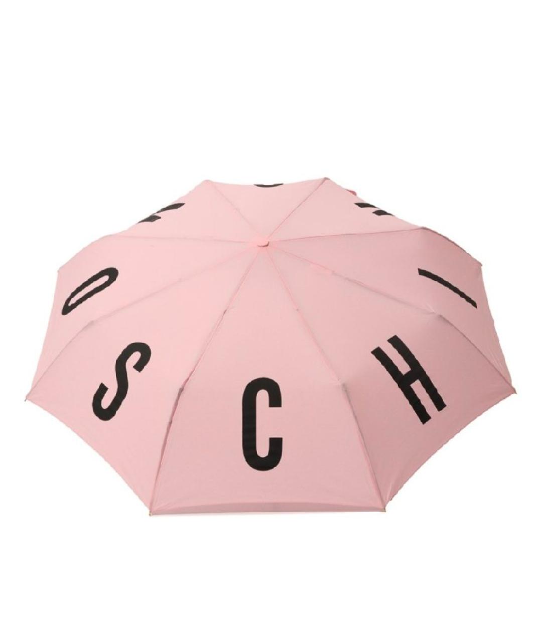 MOSCHINO Розовый зонт, фото 1