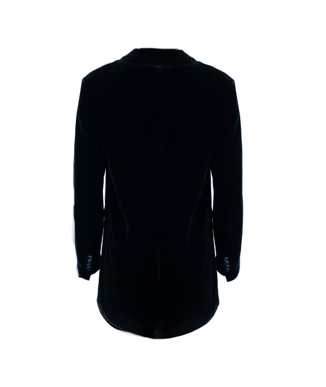 VINCE Черный бархатный костюм с брюками, фото 3