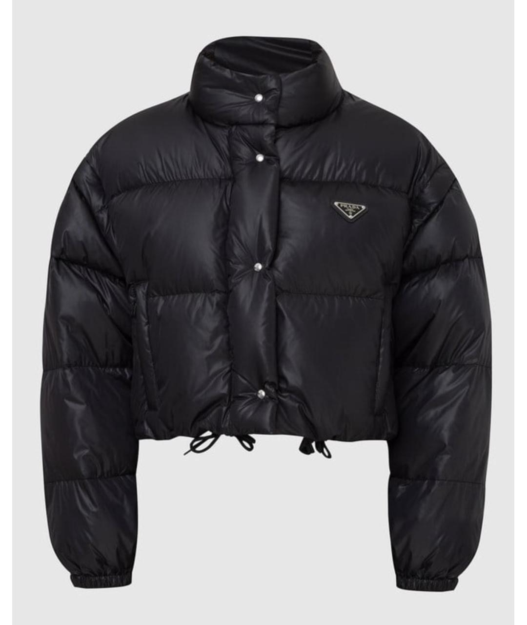 PRADA Черная полиэстеровая куртка, фото 5