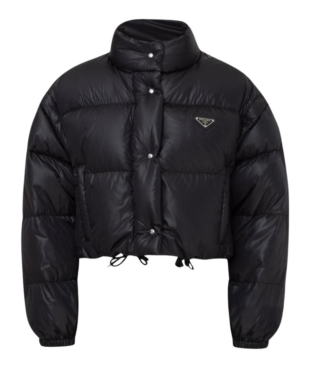 PRADA Черная полиэстеровая куртка, фото 6