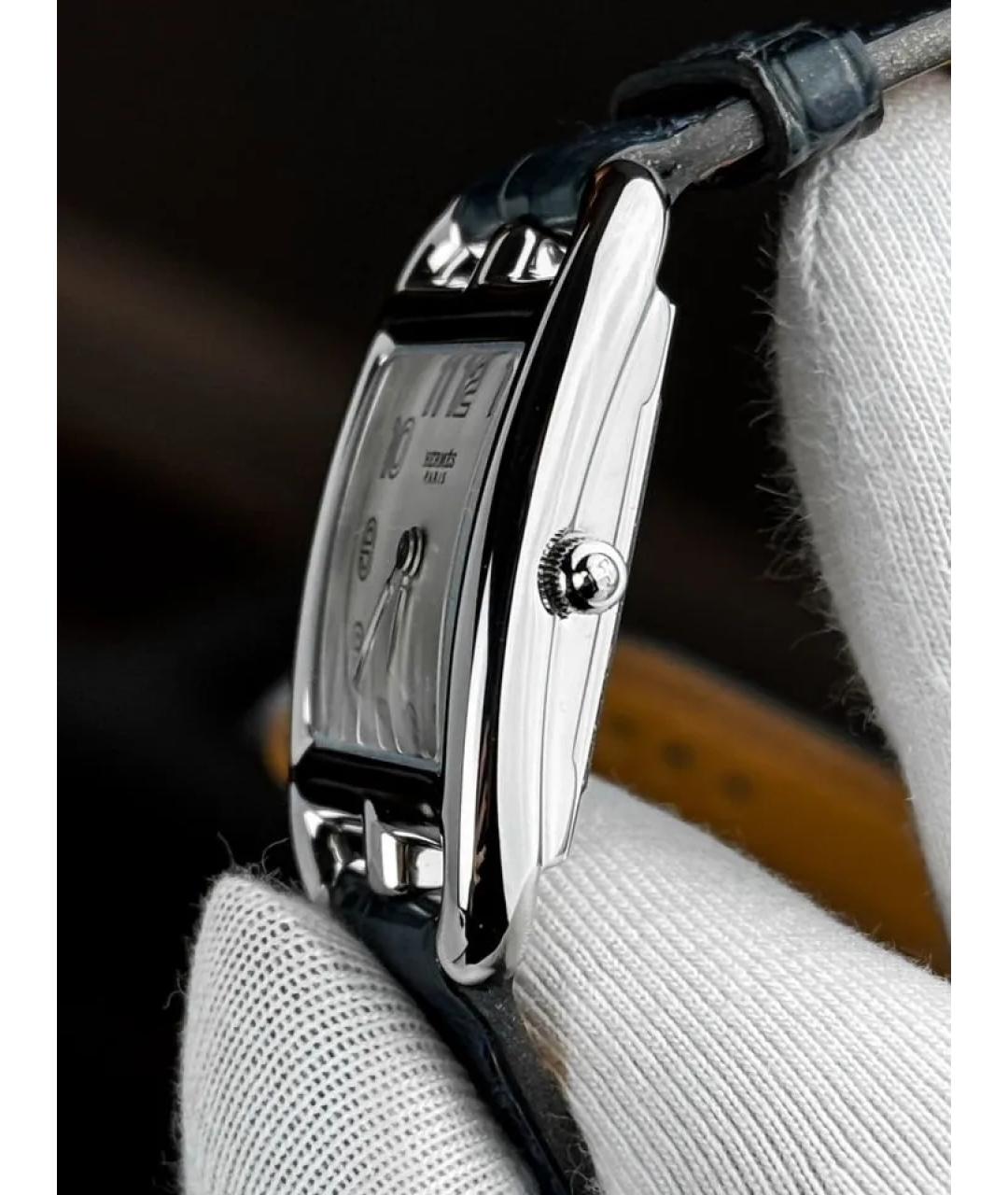 HERMES Белые часы, фото 5