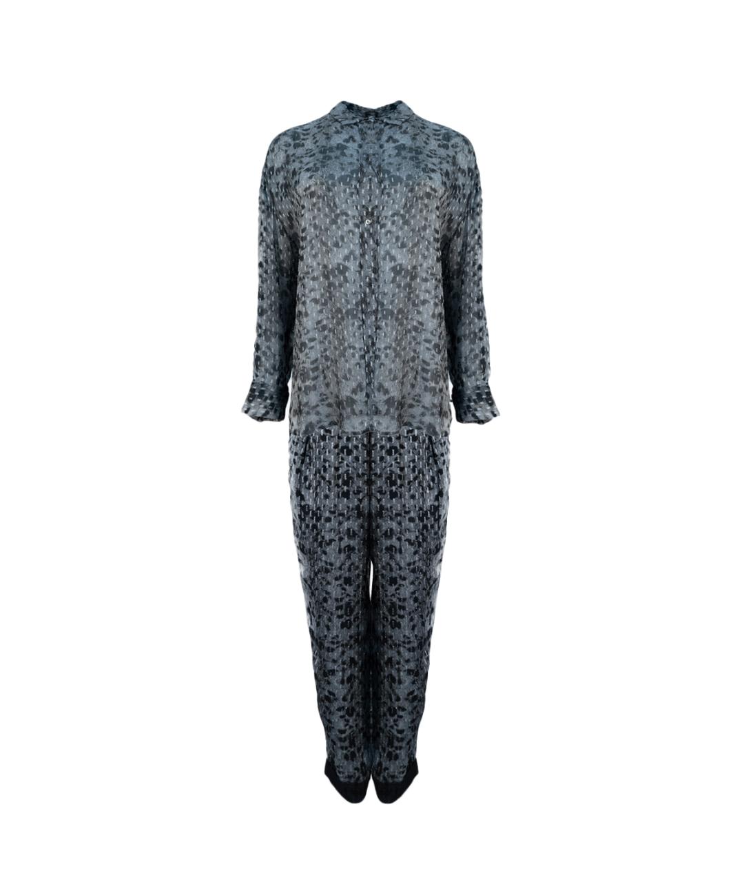 IRO Серый вискозный костюм с брюками, фото 10