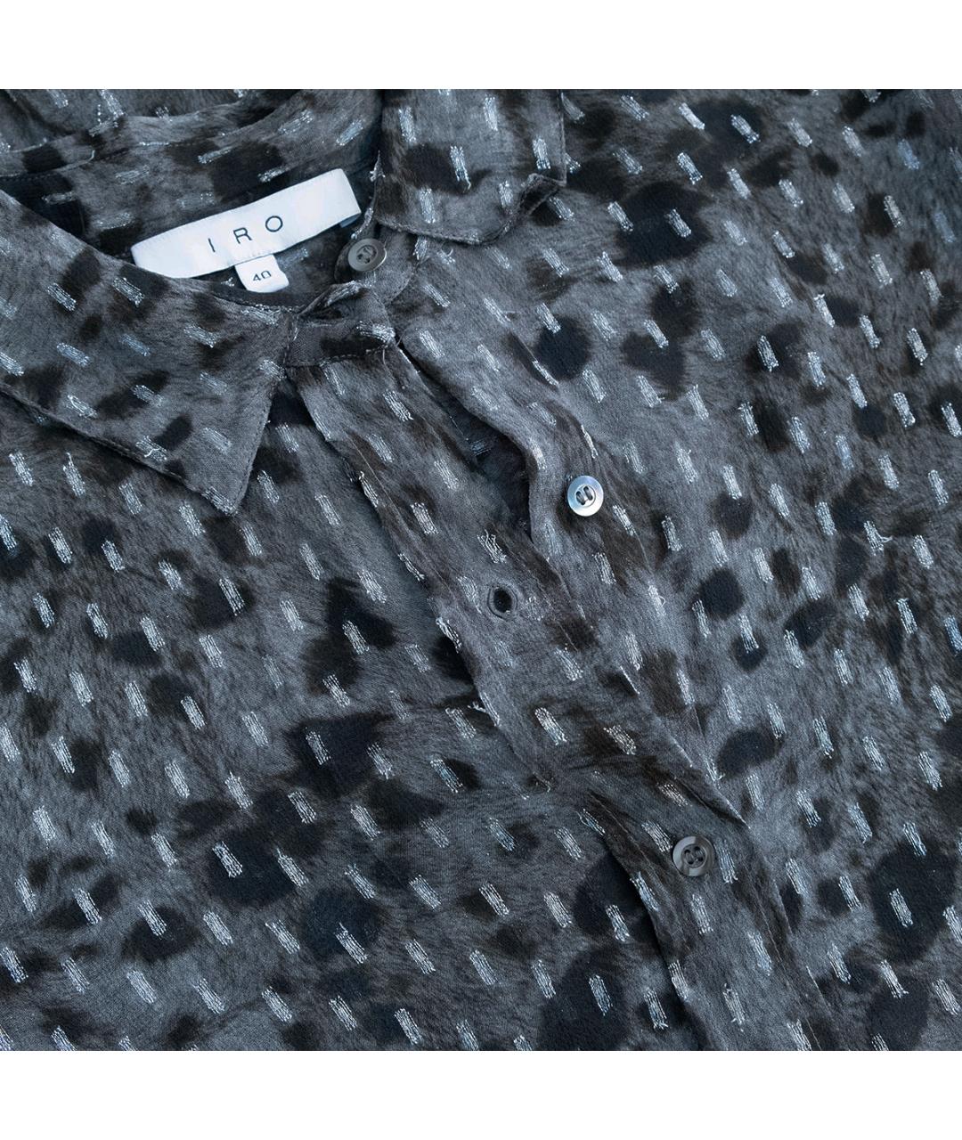 IRO Серый вискозный костюм с брюками, фото 7