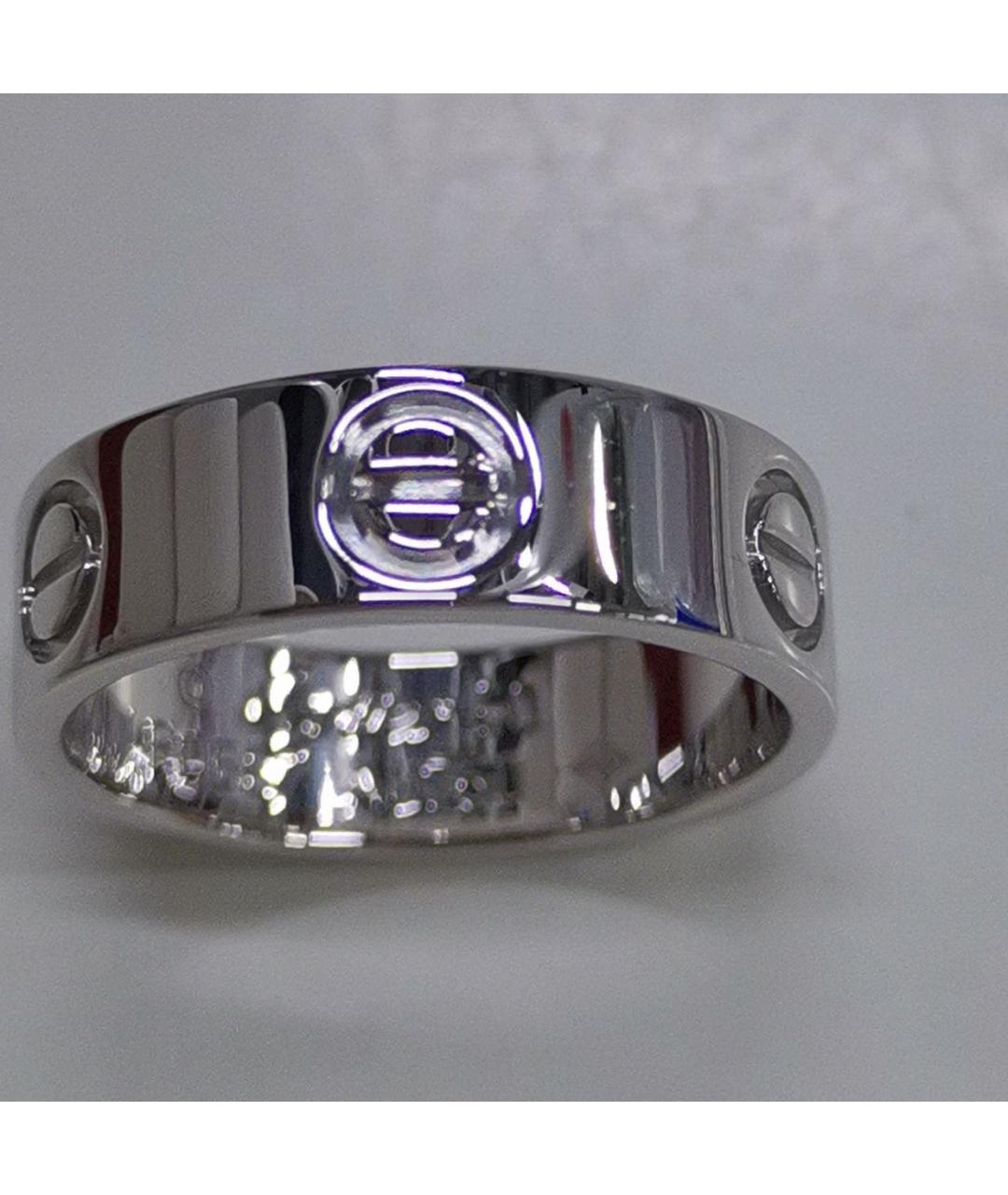 CARTIER Серебряное кольцо из белого золота, фото 5
