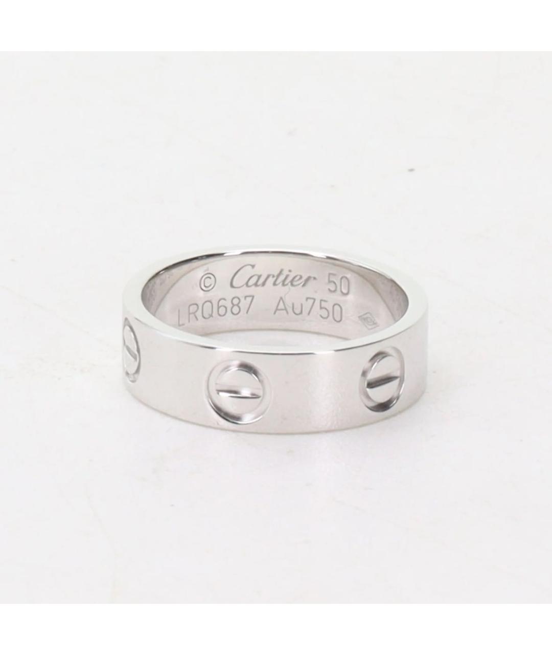 CARTIER Серебряное кольцо из белого золота, фото 2