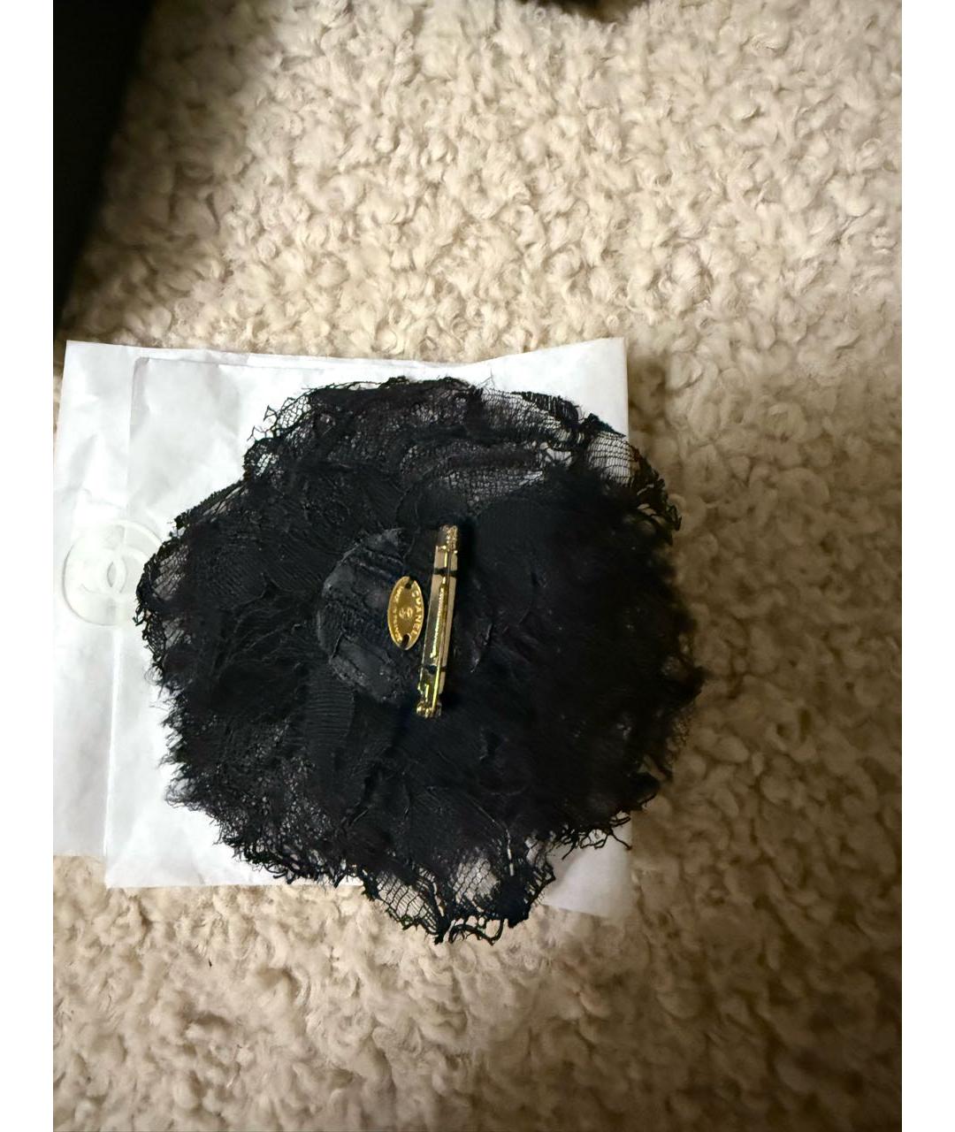 CHANEL Черная булавка / брошь, фото 3