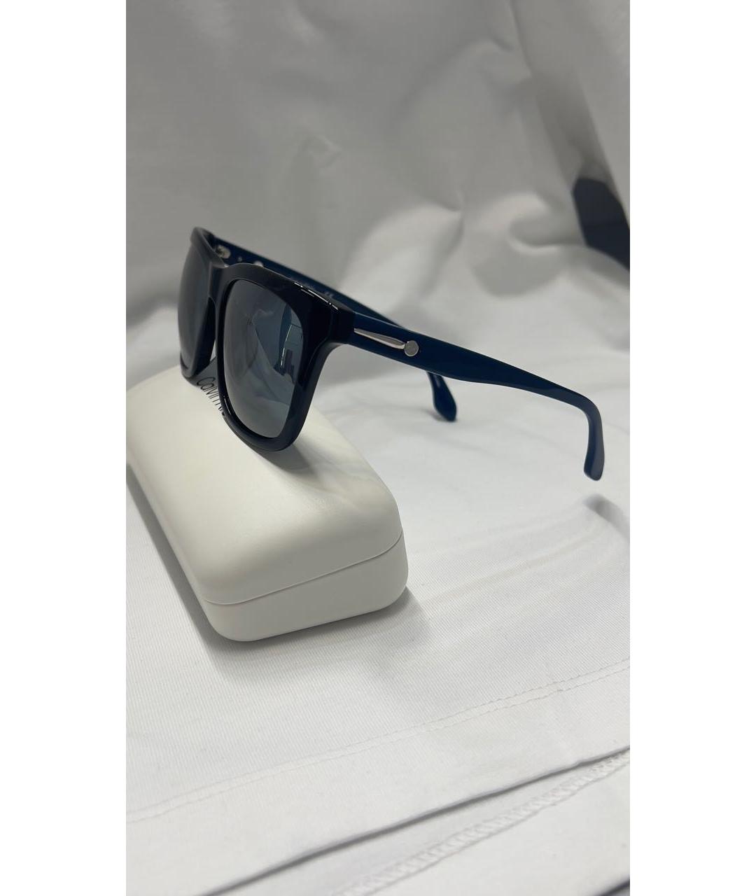 CALVIN KLEIN Темно-синие пластиковые солнцезащитные очки, фото 2