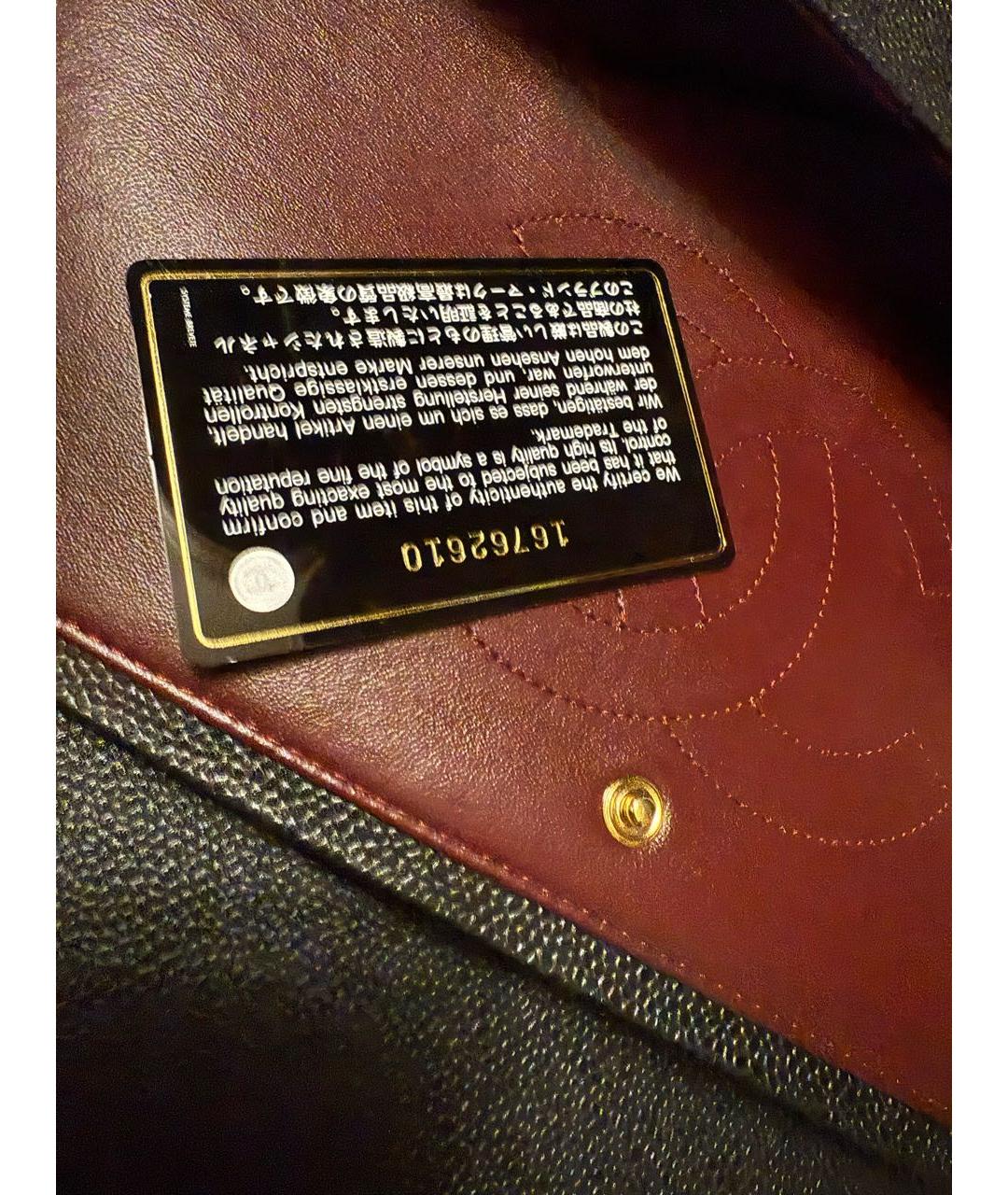 CHANEL Черная кожаная сумка через плечо, фото 4