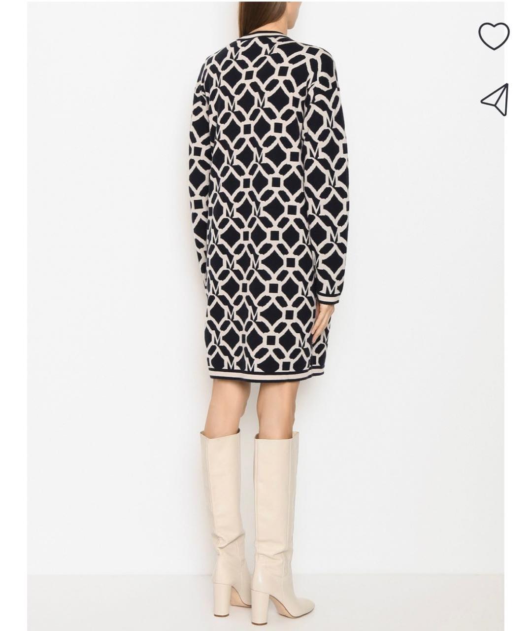 'S MAX MARA Мульти шерстяное повседневное платье, фото 2