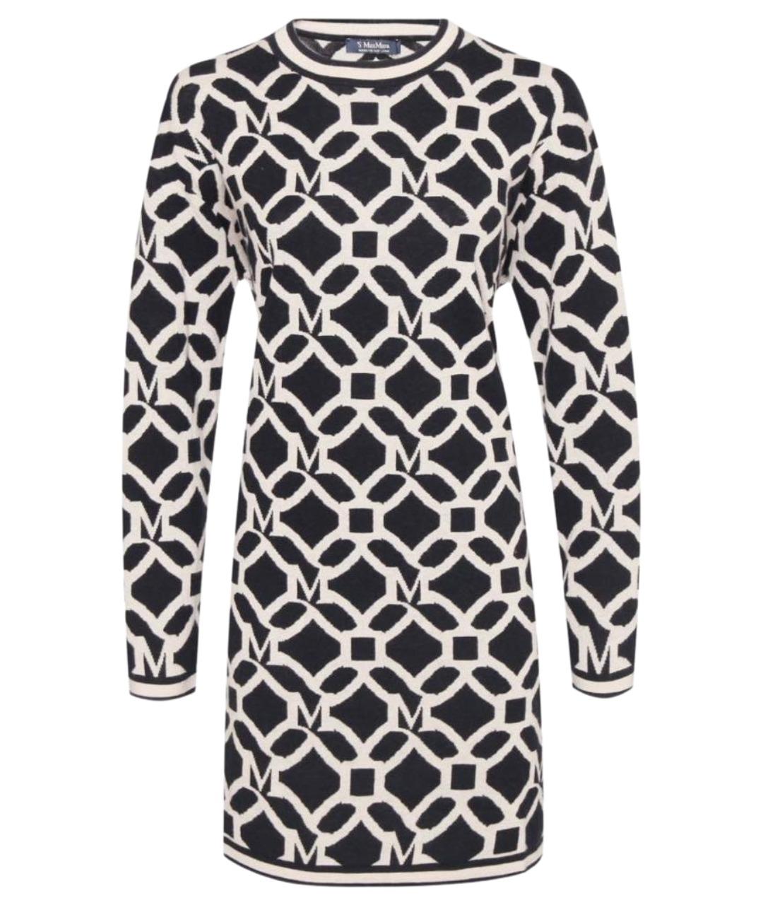 'S MAX MARA Мульти шерстяное повседневное платье, фото 1