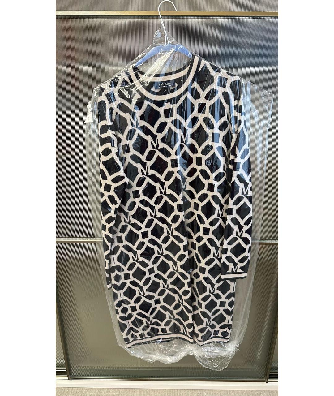 'S MAX MARA Мульти шерстяное повседневное платье, фото 5