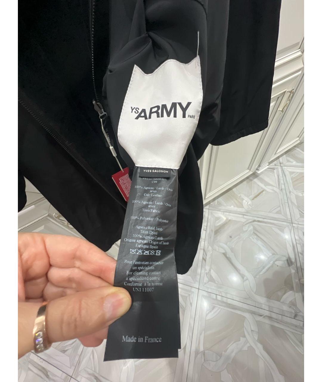 ARMY YVES SALOMON Черная парка, фото 5