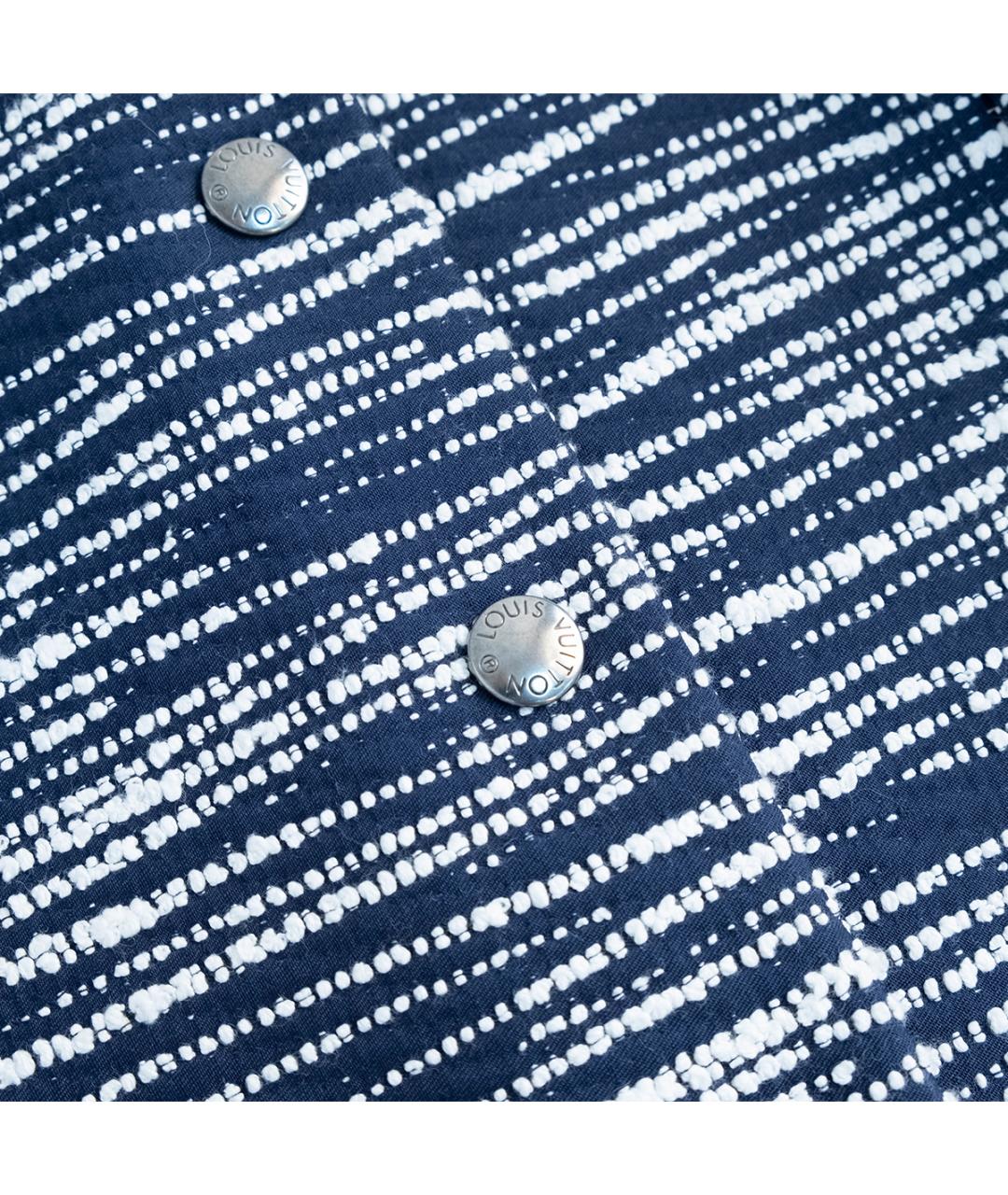 LOUIS VUITTON Синий хлопковый костюм с брюками, фото 7
