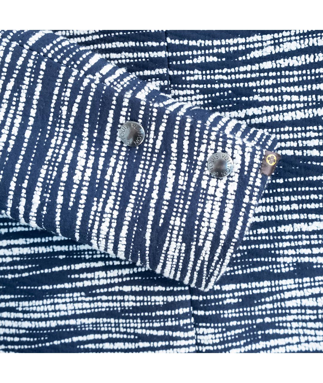 LOUIS VUITTON Синий хлопковый костюм с брюками, фото 8