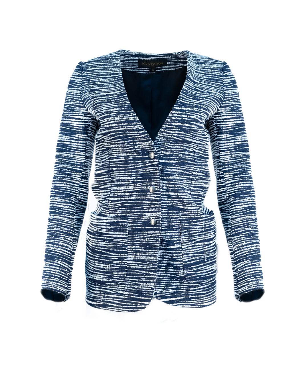 LOUIS VUITTON Синий хлопковый костюм с брюками, фото 2