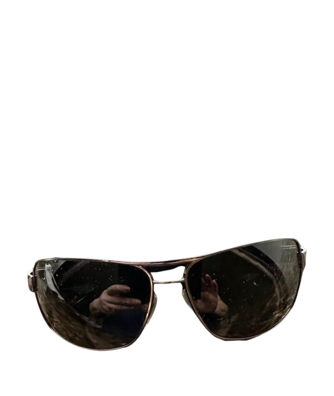 PRADA Черные пластиковые солнцезащитные очки, фото 1