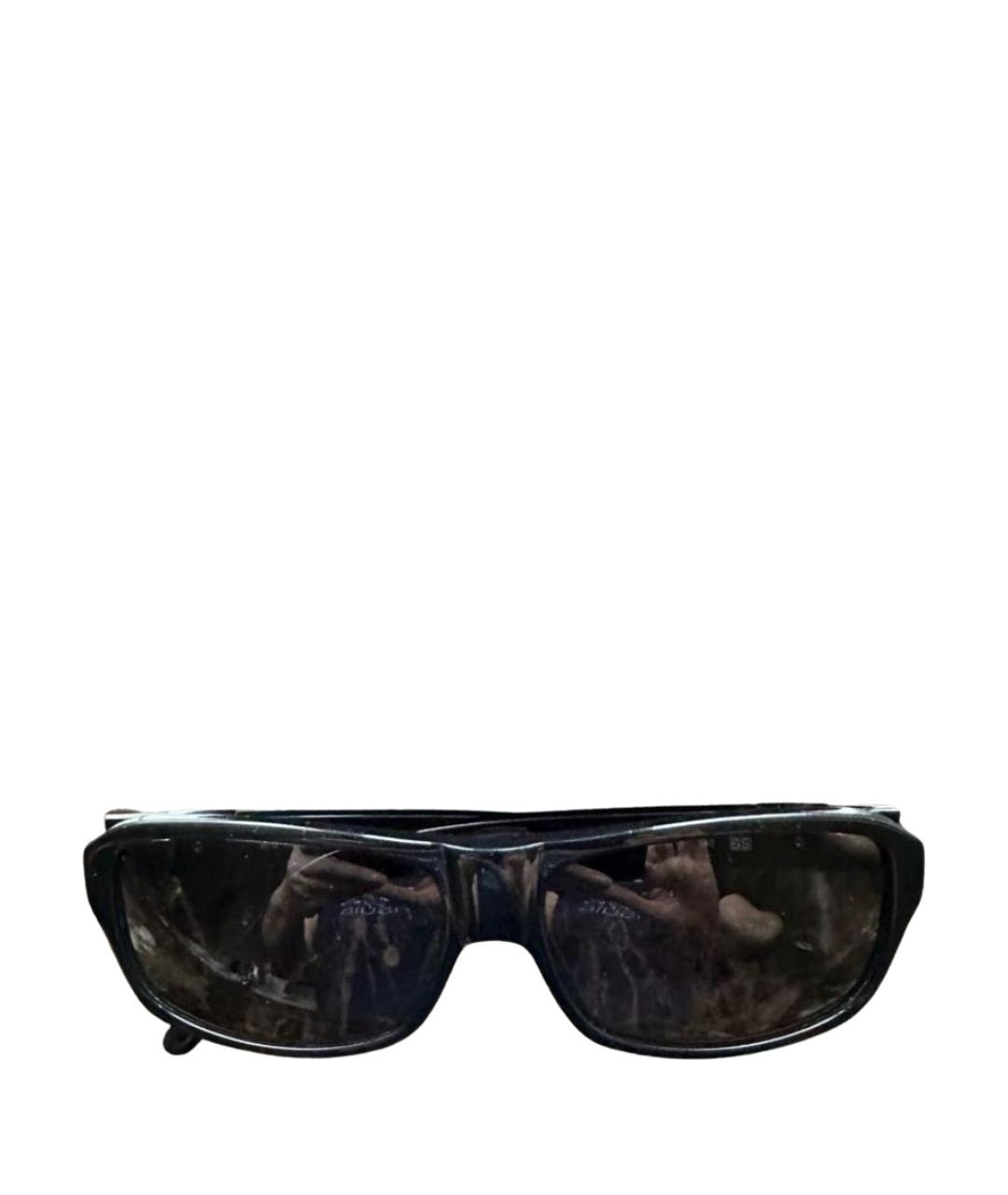 DUNHILL Черные пластиковые солнцезащитные очки, фото 1