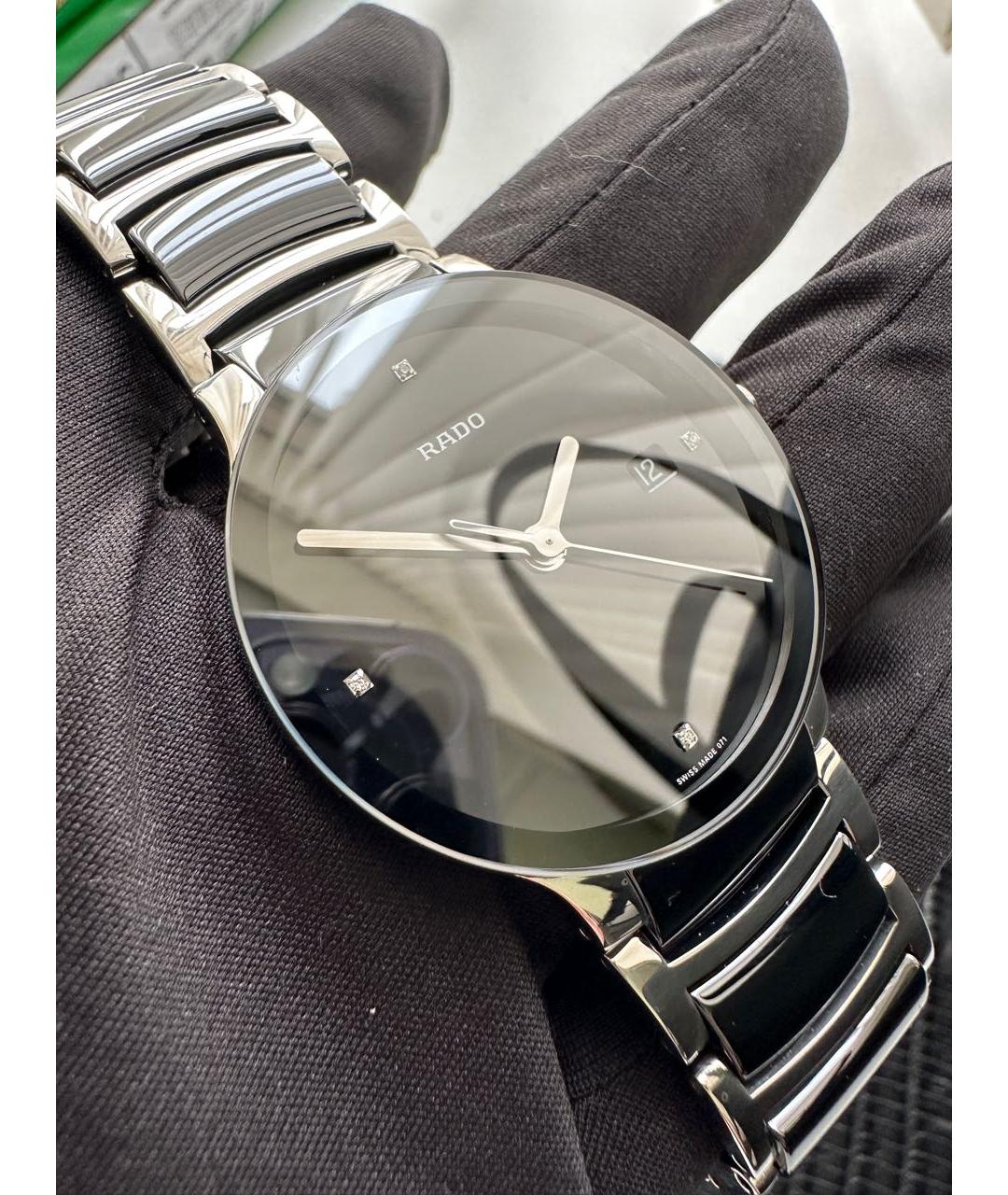 RADO Серебряные керамические часы, фото 5