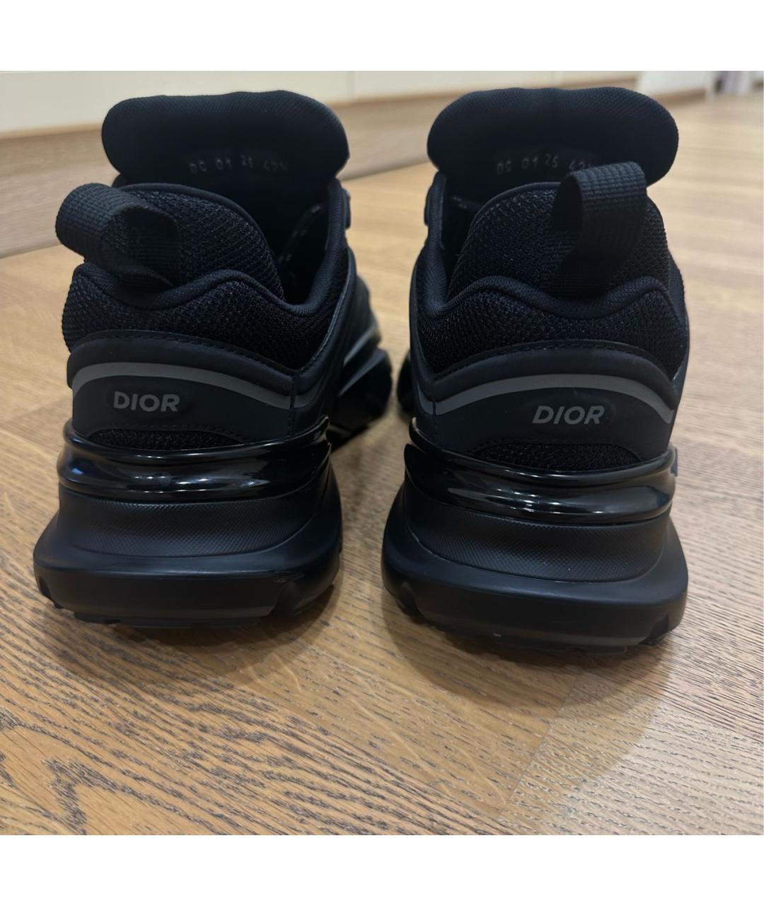 CHRISTIAN DIOR Черные низкие кроссовки / кеды, фото 5