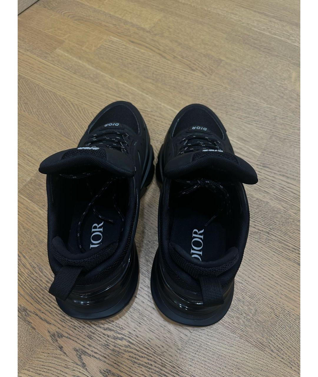 CHRISTIAN DIOR Черные низкие кроссовки / кеды, фото 3
