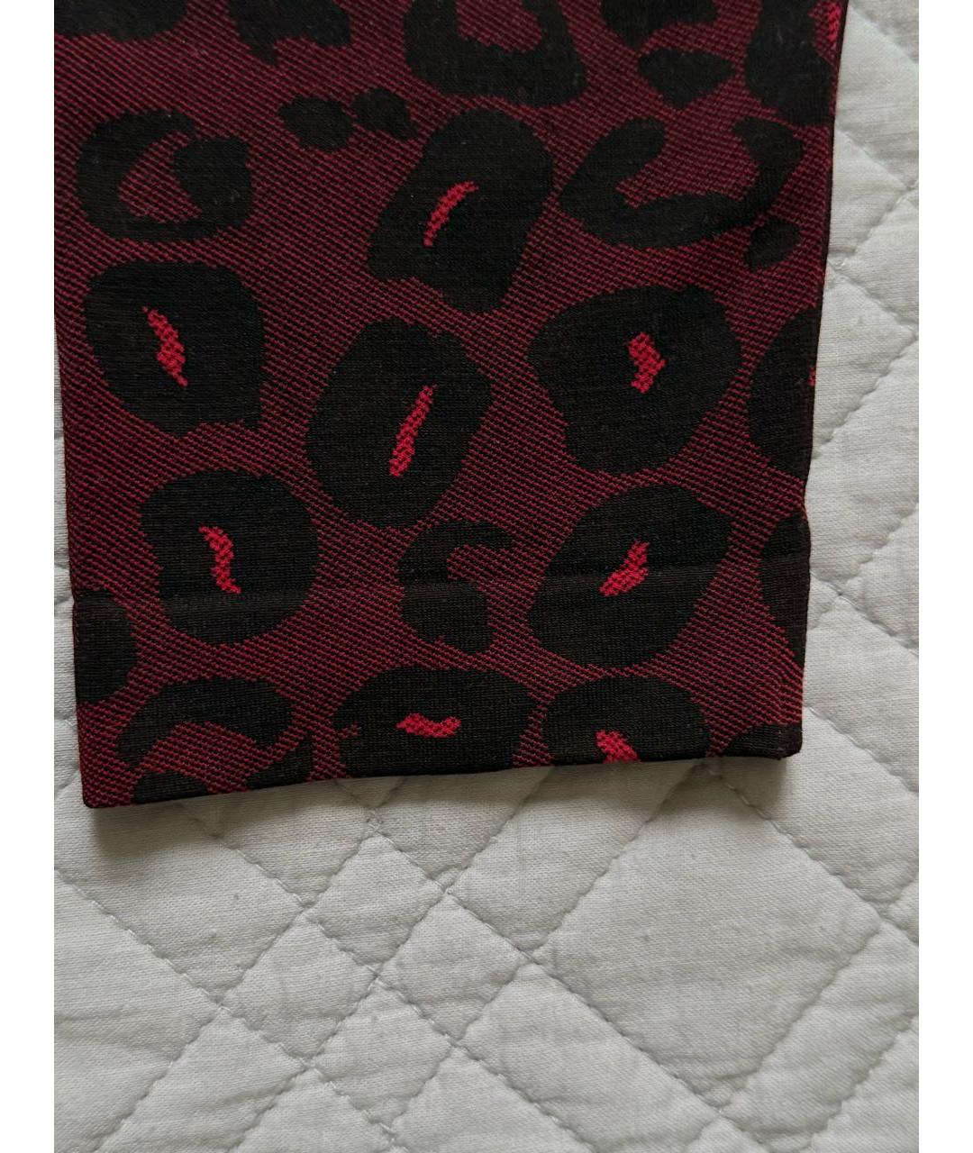 AGENT PROVOCATEUR Бордовые полиамидовые спортивные брюки и шорты, фото 4