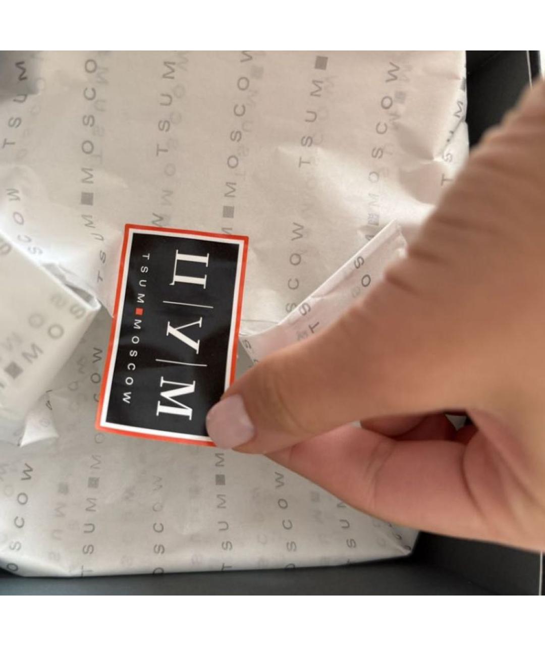 ERMENEGILDO ZEGNA XXX Темно-синий шелковый платок, фото 4