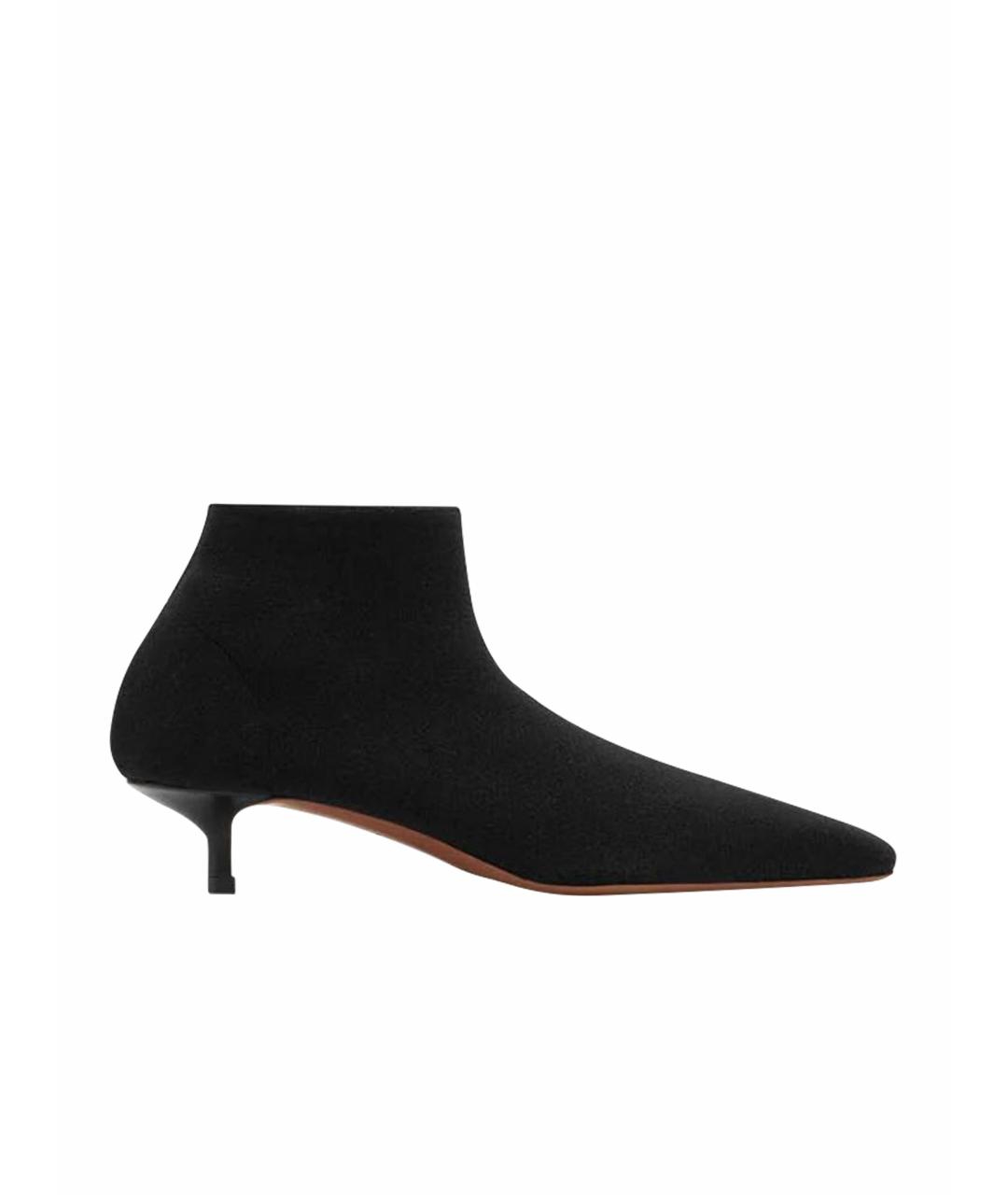 NEOUS Черные кожаные ботильоны, фото 1