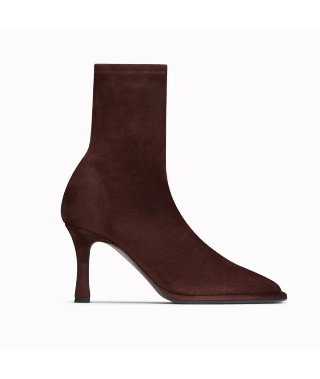 NEOUS Коричневые кожаные ботильоны, фото 4