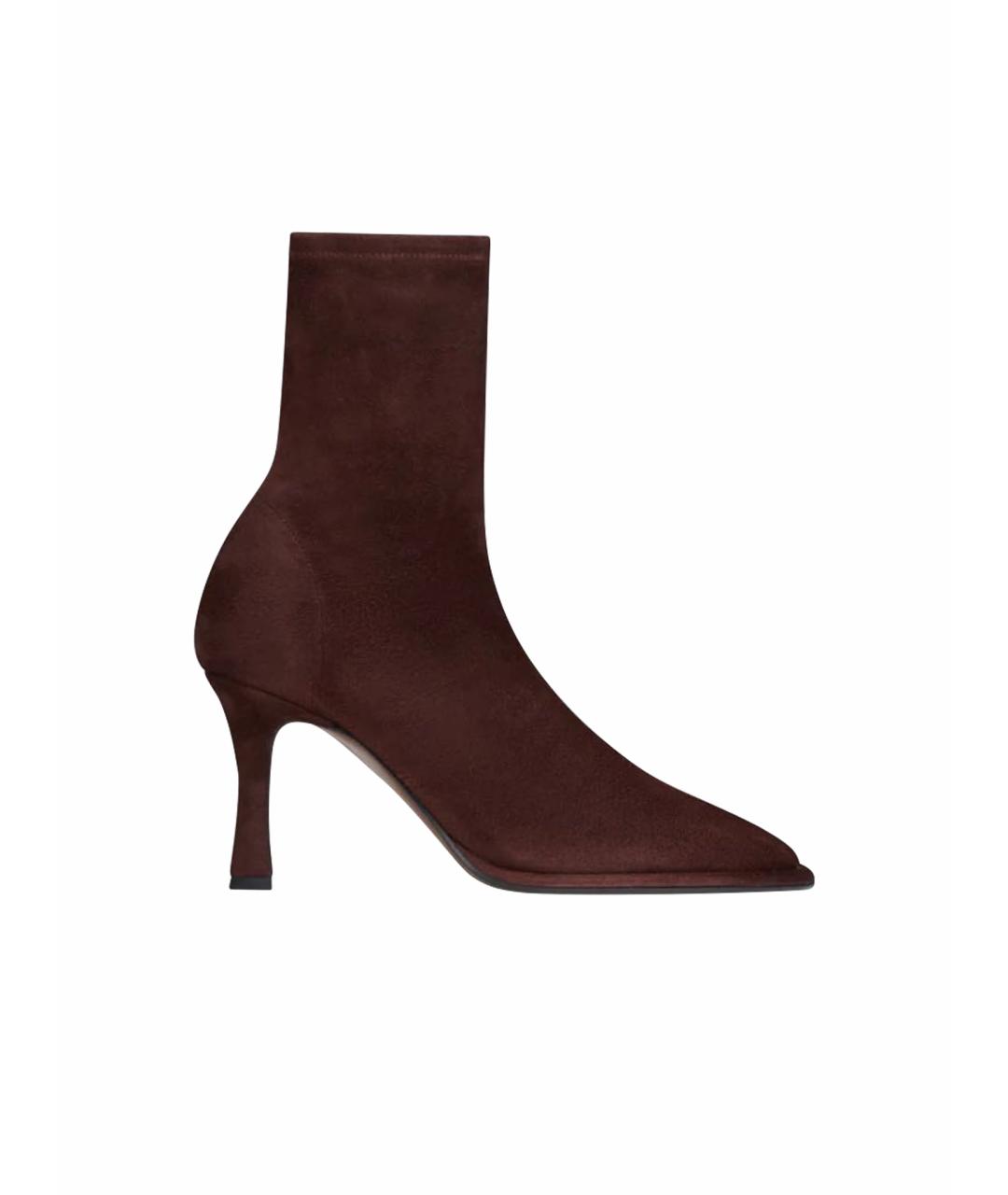 NEOUS Коричневые кожаные ботильоны, фото 1