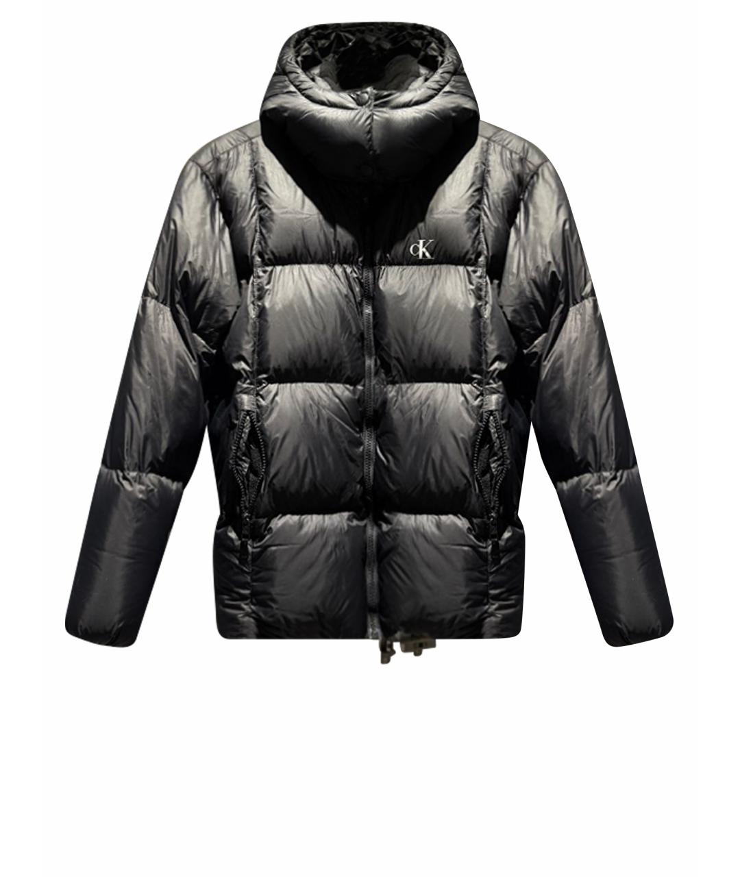 CALVIN KLEIN Черная синтетическая куртка, фото 1