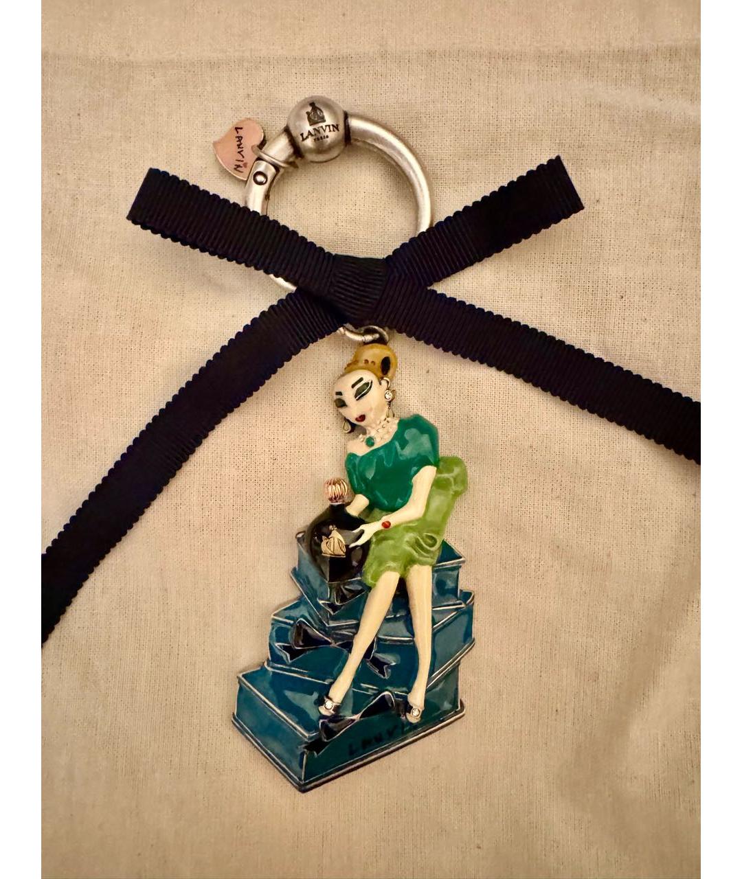 LANVIN Зеленый брелок, фото 6