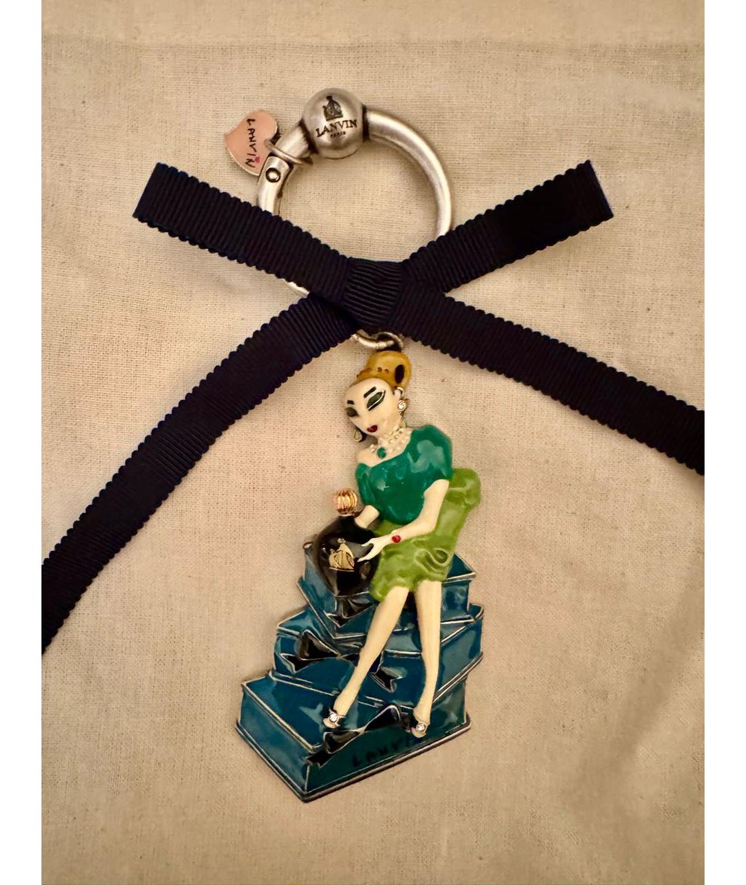 LANVIN Зеленый брелок, фото 7