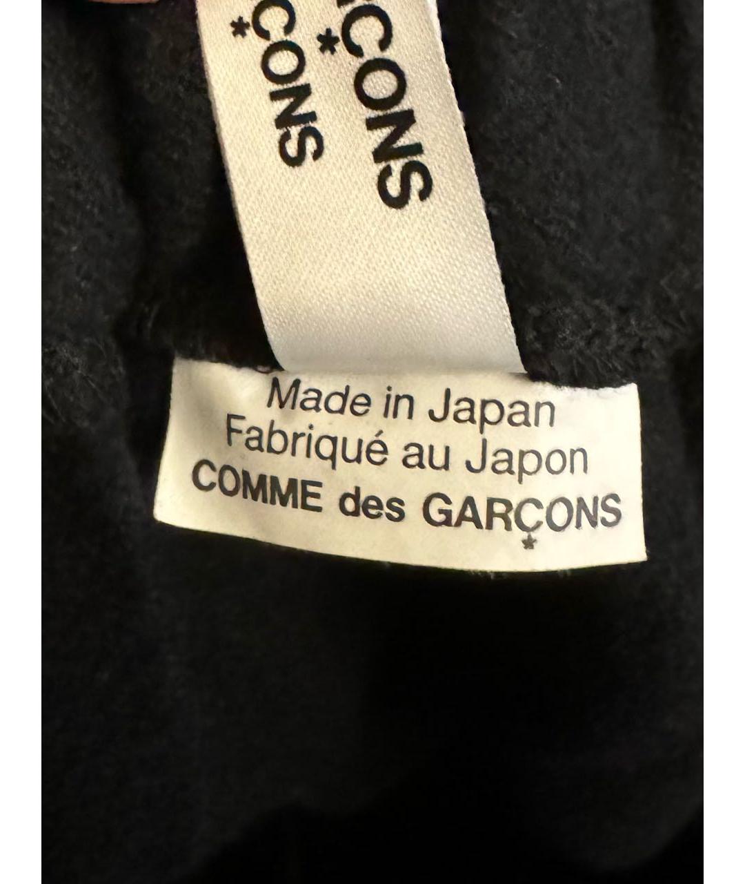 COMME DES GARÇONS Черная шерстяная юбка миди, фото 4