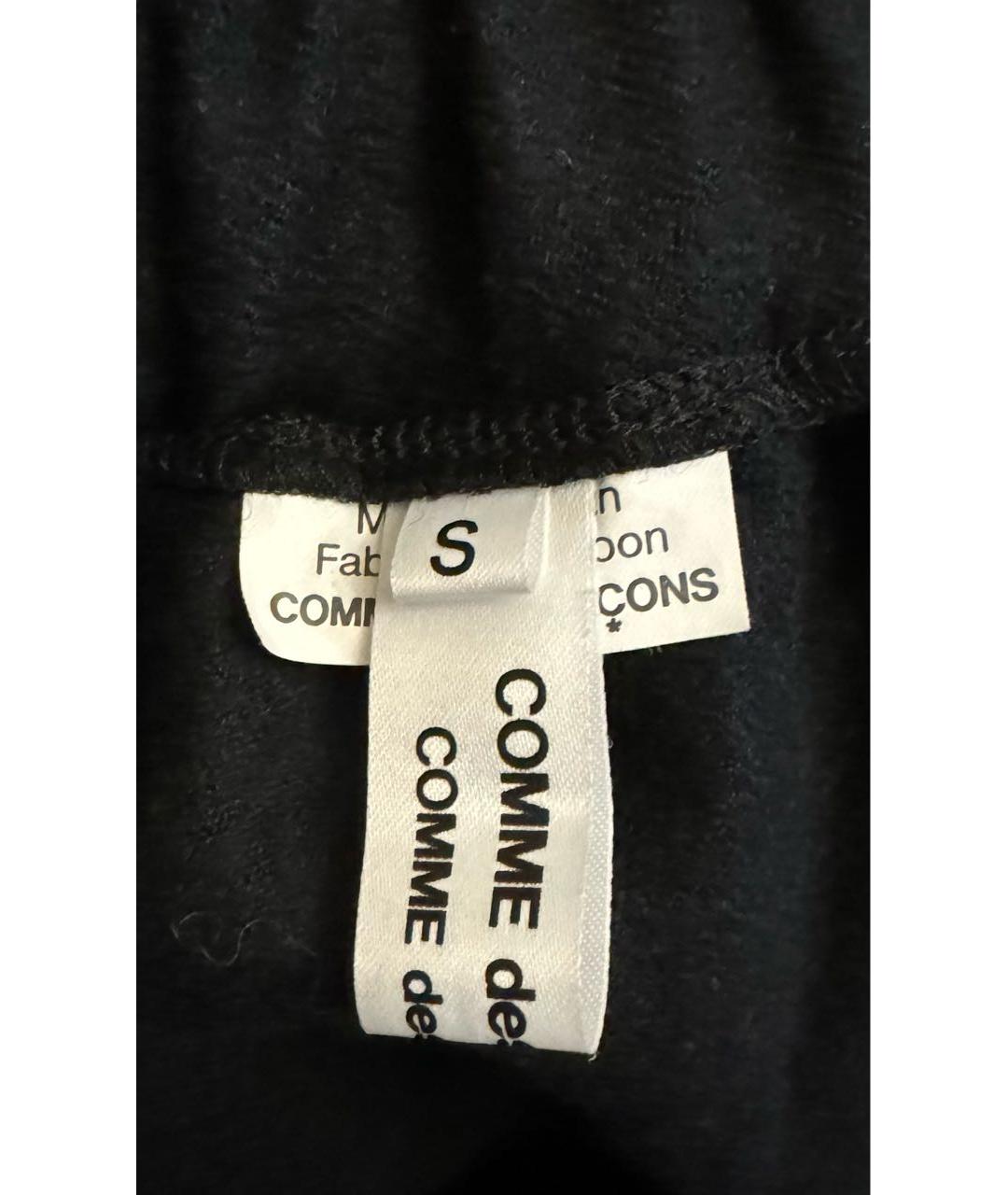 COMME DES GARÇONS Черная шерстяная юбка миди, фото 3