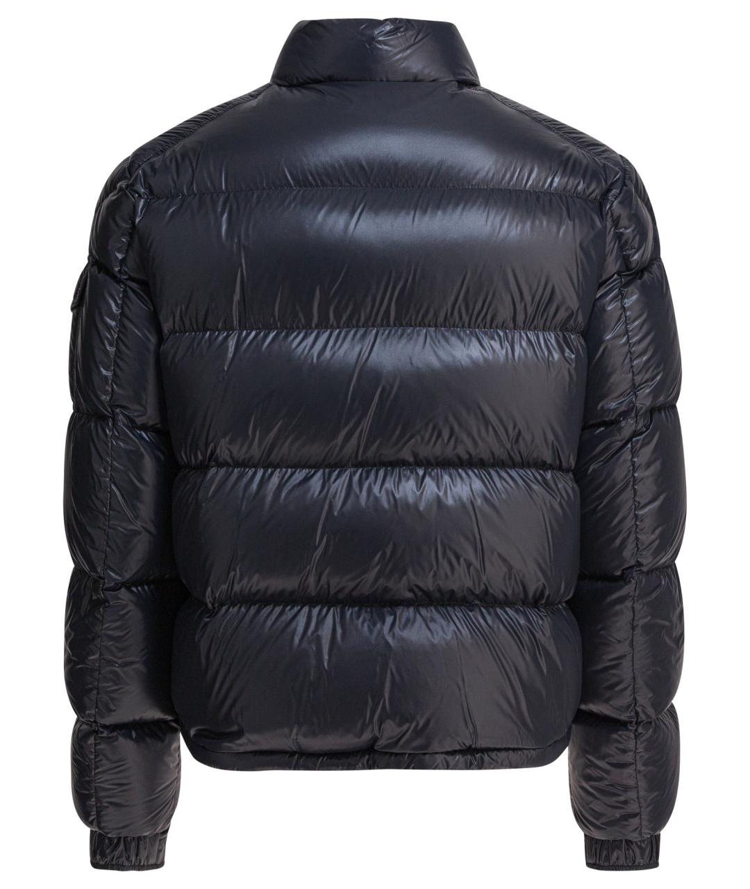 MONCLER Черный полиамидовый пуховик, фото 2