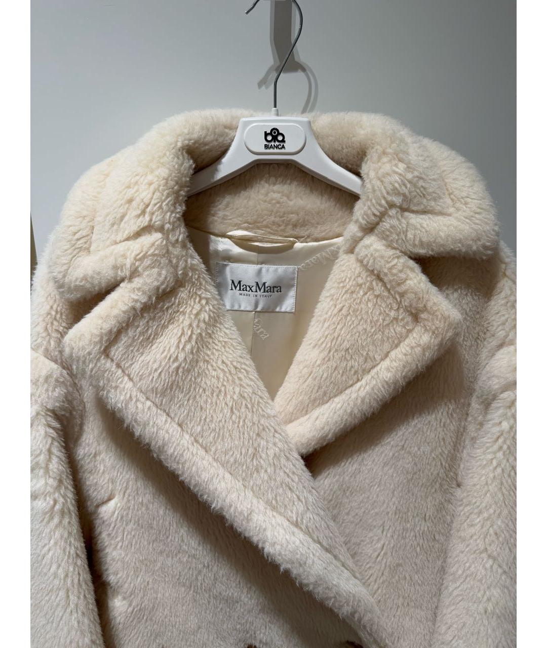 MAX MARA Белое пальто, фото 3