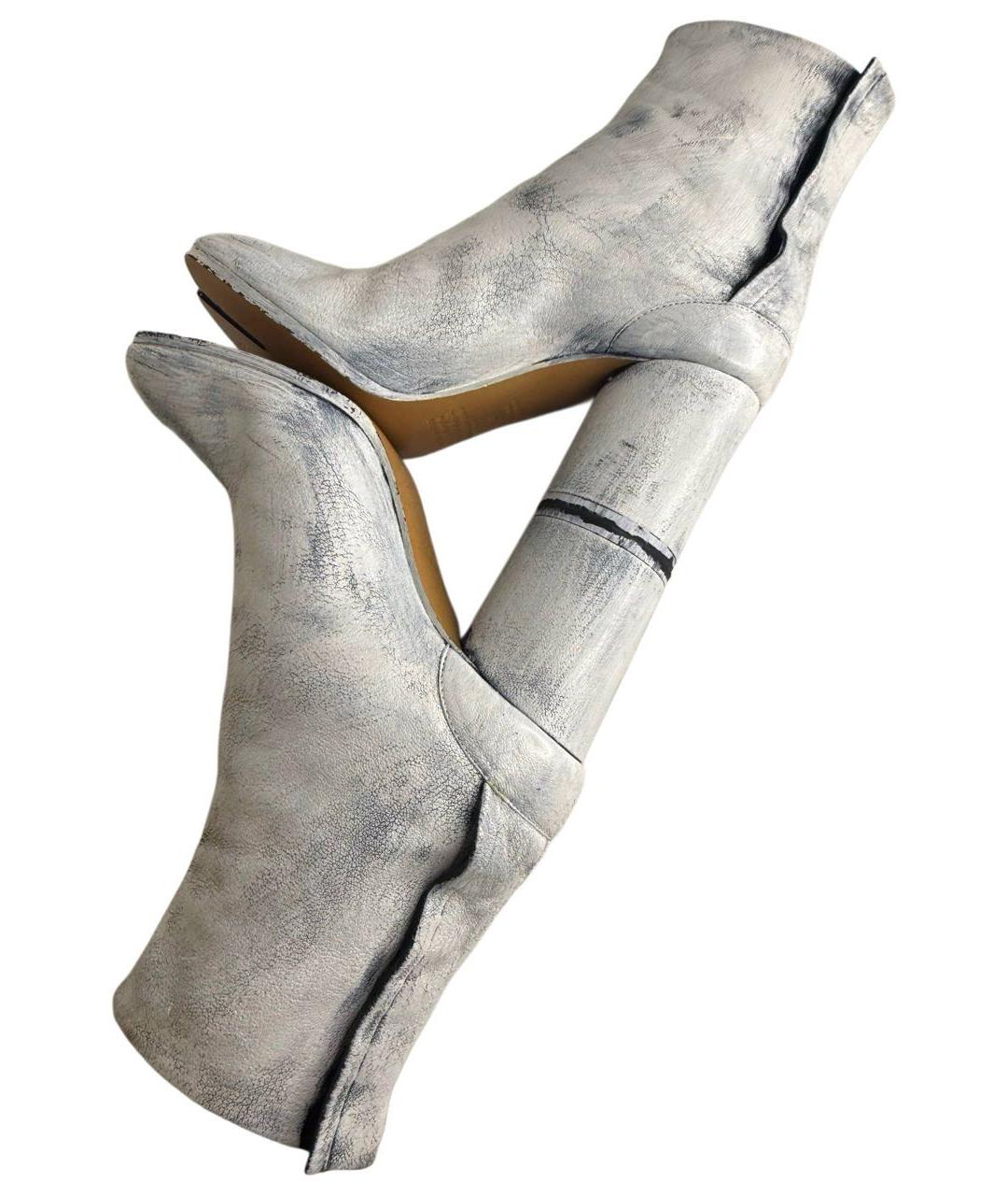 MAISON MARGIELA Мульти кожаные ботильоны, фото 7