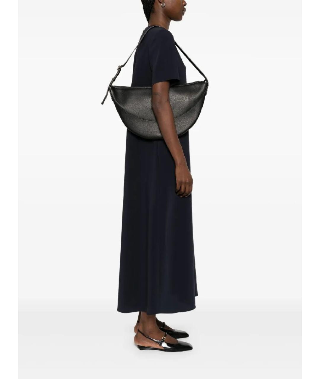 THE ROW Черная кожаная сумка тоут, фото 7