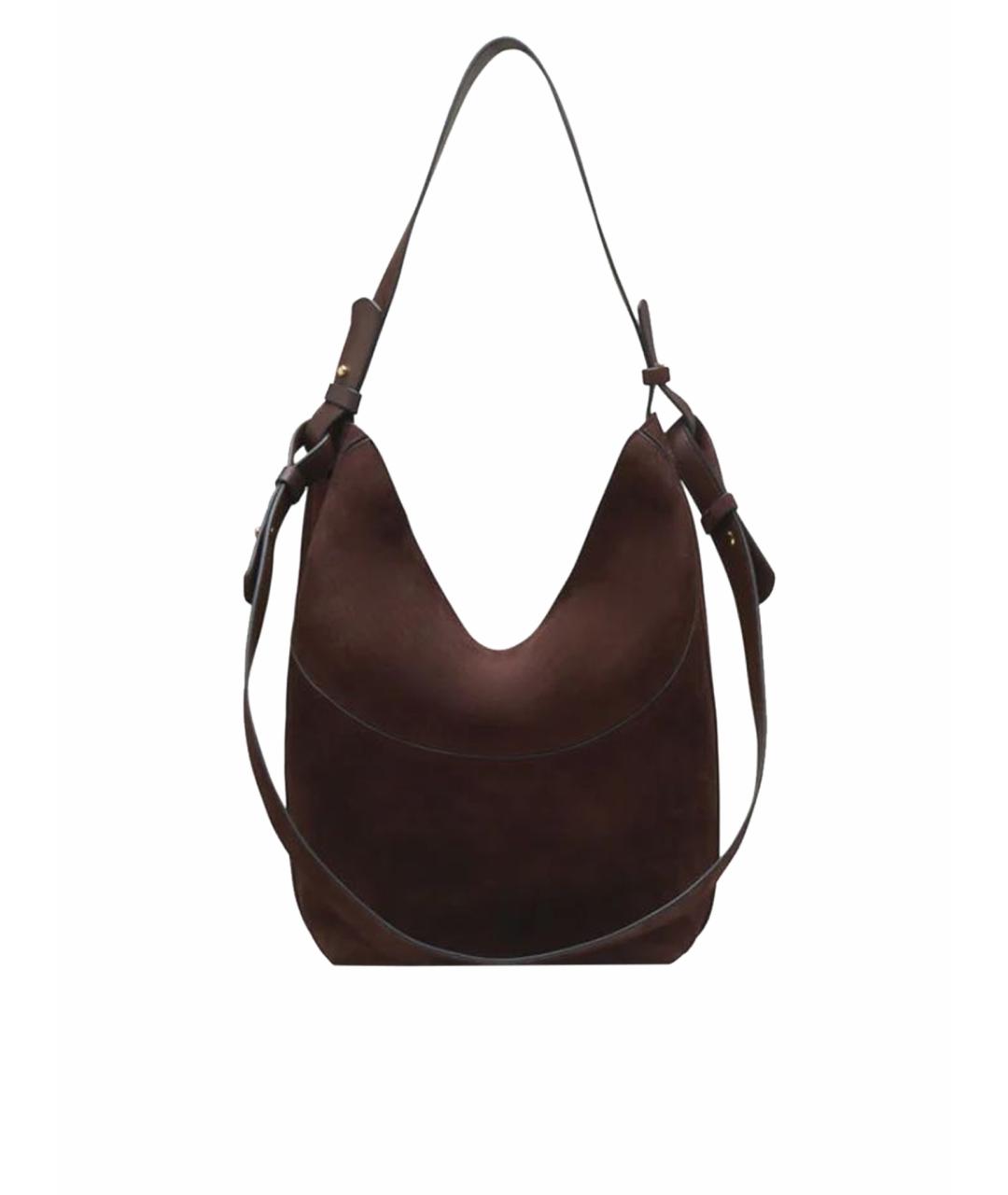 NEOUS Коричневая кожаная сумка с короткими ручками, фото 1