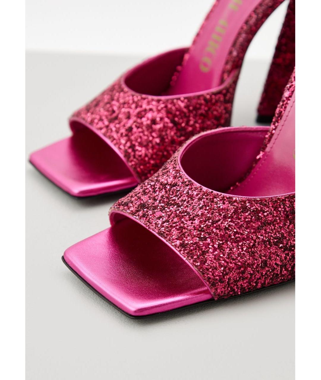 THE ATTICO Розовые мюли, фото 2