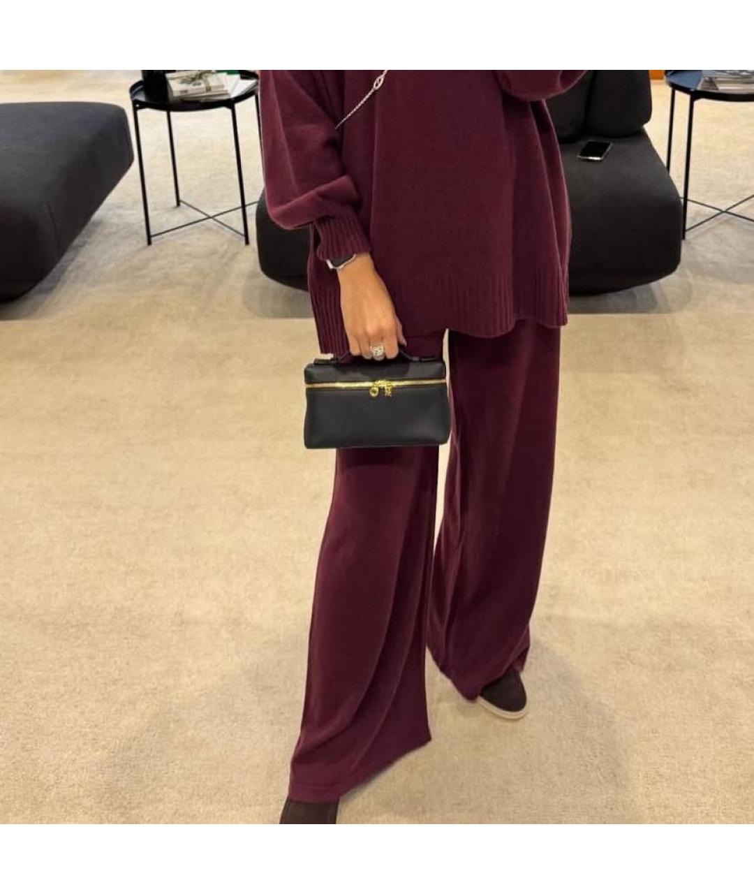 LORO PIANA Черная кожаная сумка с короткими ручками, фото 3