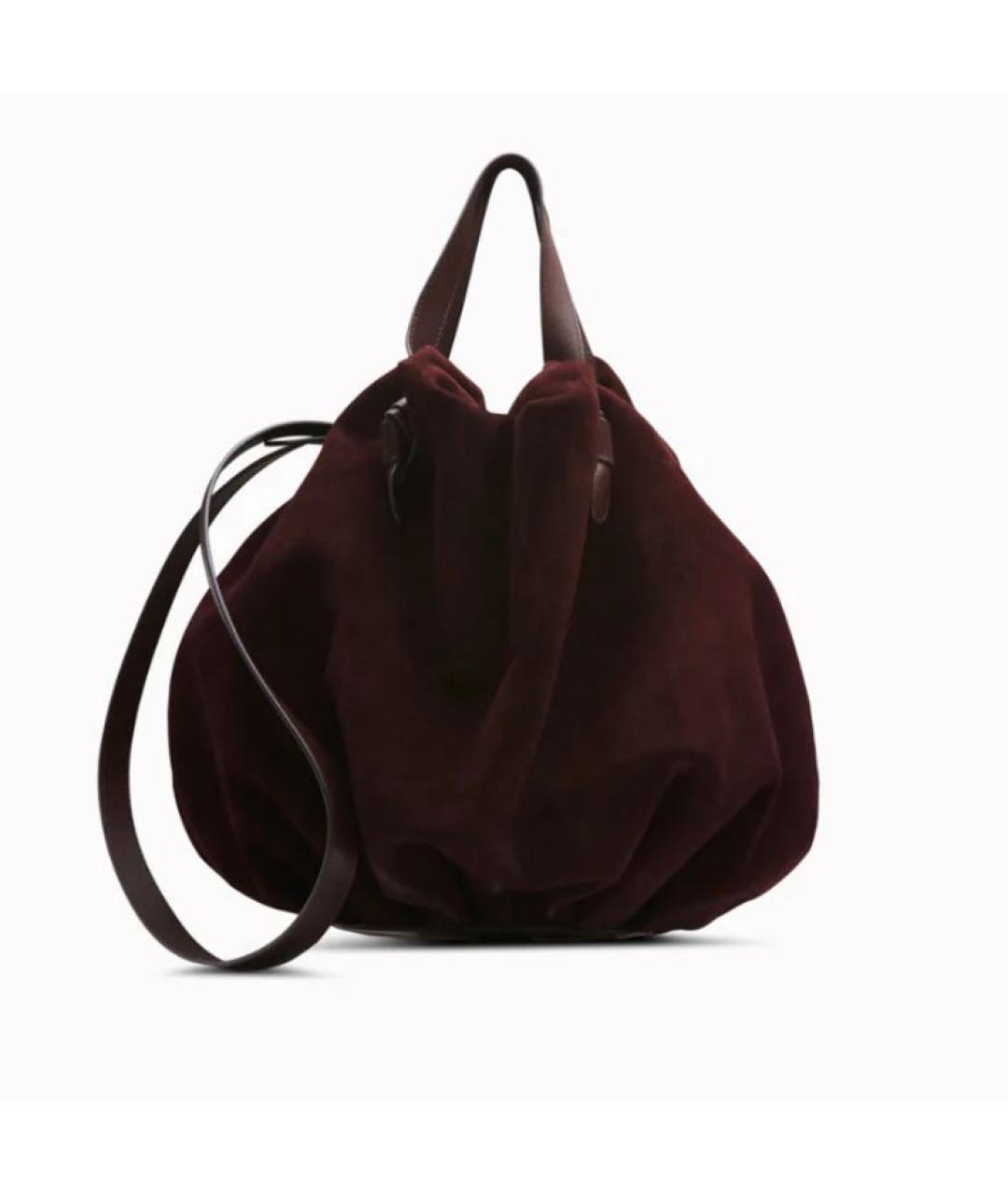 NEOUS Коричневая кожаная сумка с короткими ручками, фото 3