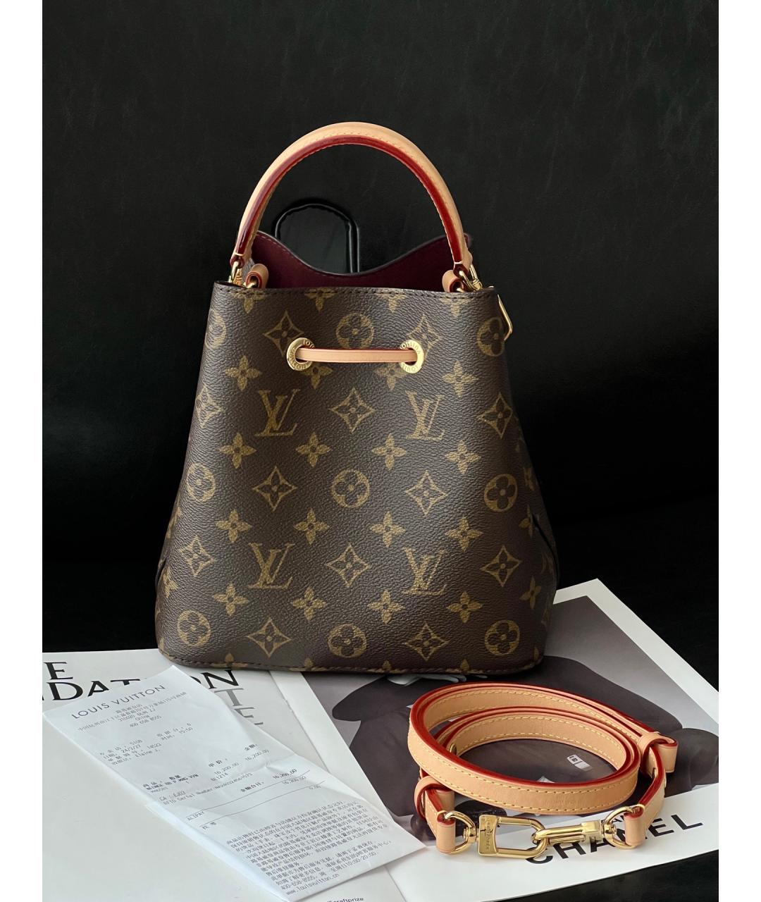 LOUIS VUITTON Коричневая сумка через плечо, фото 2