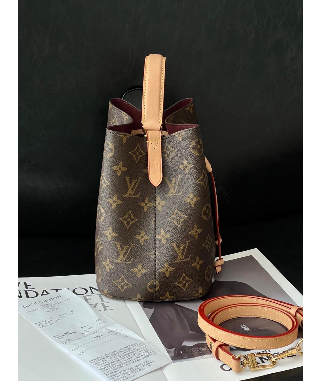 LOUIS VUITTON Коричневая сумка через плечо, фото 3