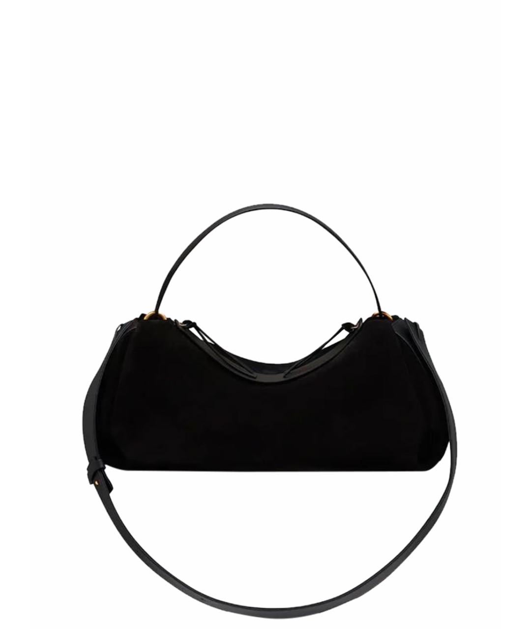 NEOUS Черная кожаная сумка с короткими ручками, фото 1