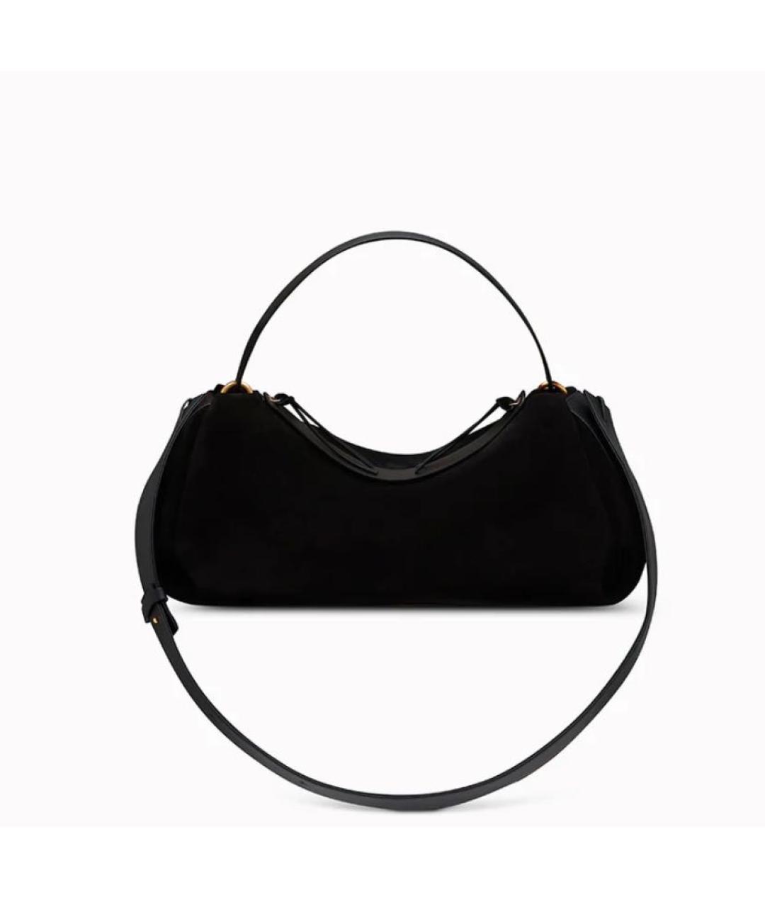 NEOUS Черная кожаная сумка с короткими ручками, фото 4