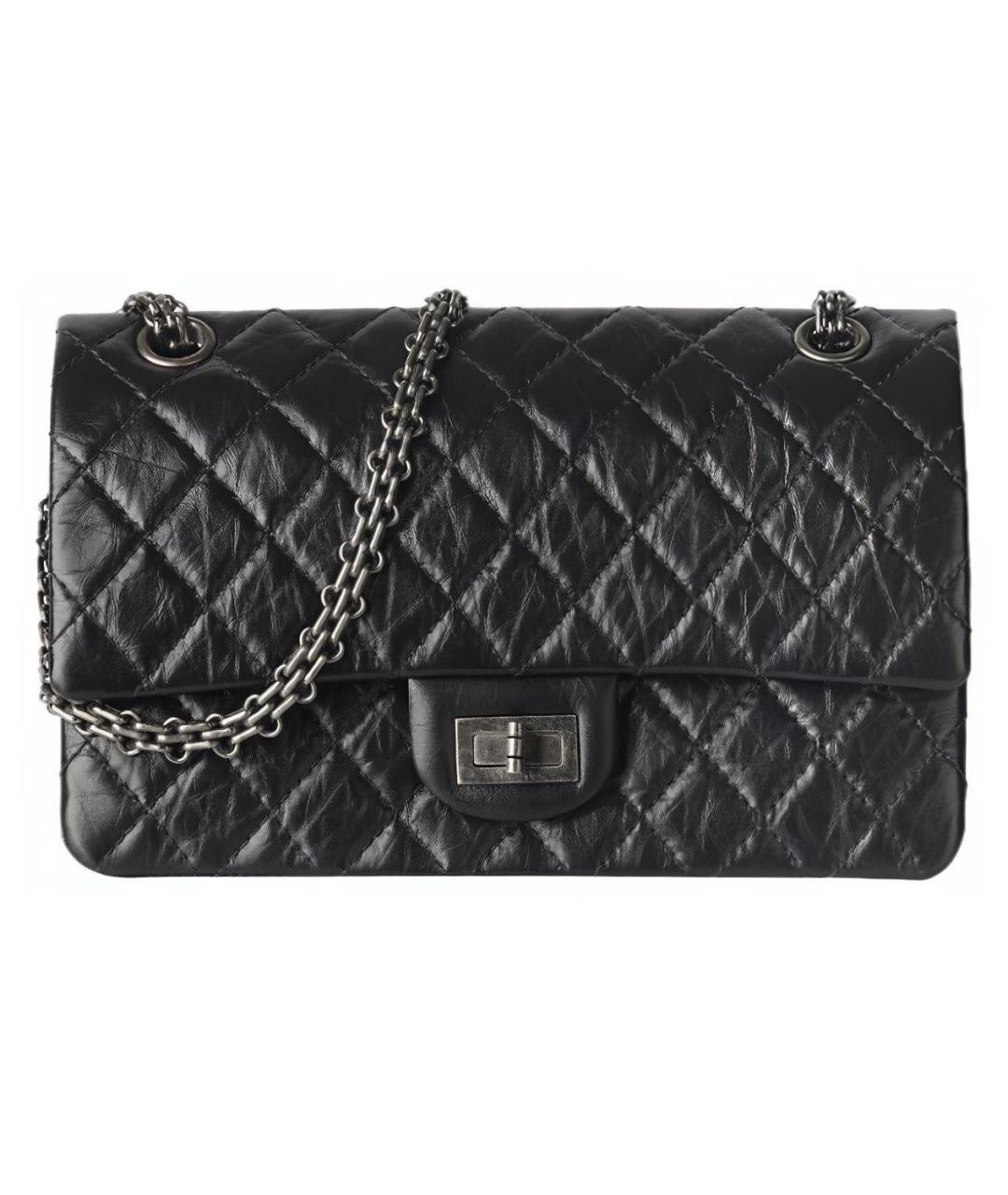 CHANEL Черная кожаная сумка через плечо, фото 9